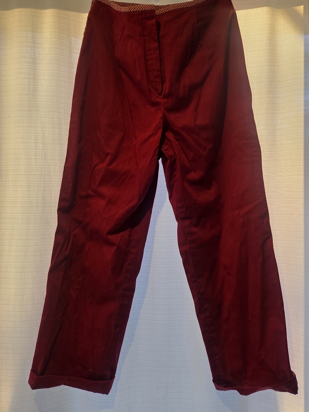 Willi Smith Burgundy Chino Pants